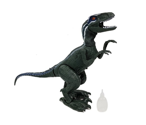 Interactive Velociraptor Dinosaur on Batteries with Steam