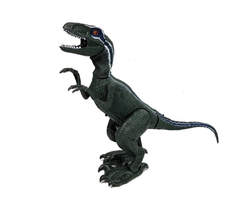 Interactive Velociraptor Dinosaur on Batteries with Steam