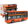 Double-decker Bus with Friction Drive Sound Lights 1:16 Orange