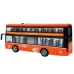 Double-decker Bus with Friction Drive Sound Lights 1:16 Orange