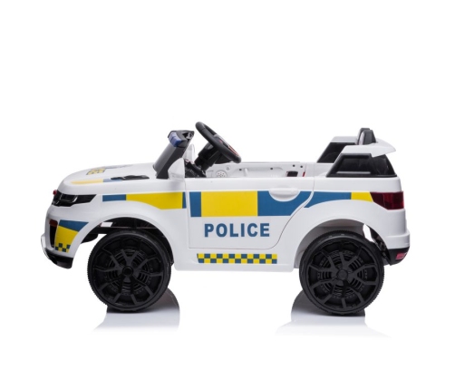 Divvietīgs bērnu elektromobilis Police BBH-021 White