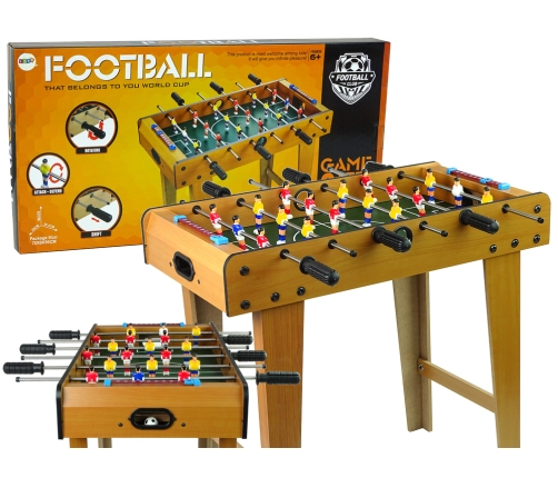 Wooden Foosball Game 62 cm High