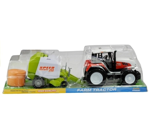 Giant Realistic Tractor with Trailer 65cm