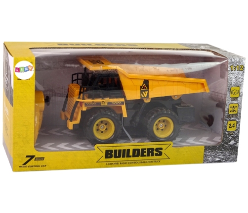 Tipper Construction 2.4G R/C Yellow 1:12 Sound