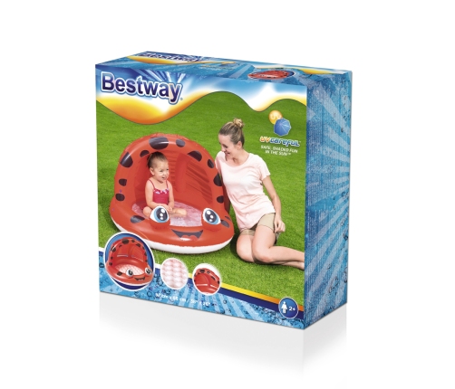 Frog Red inflatable paddling pool Bestway 52189