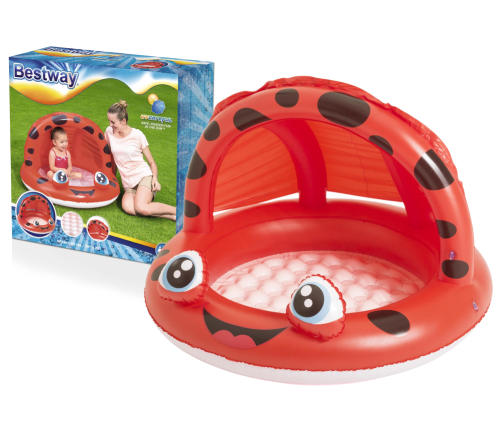 Frog Red inflatable paddling pool Bestway 52189