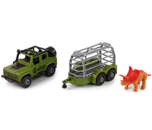 DIY Green Dinosaur Terrain Transporter Car