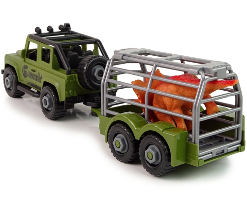 DIY Green Dinosaur Terrain Transporter Car