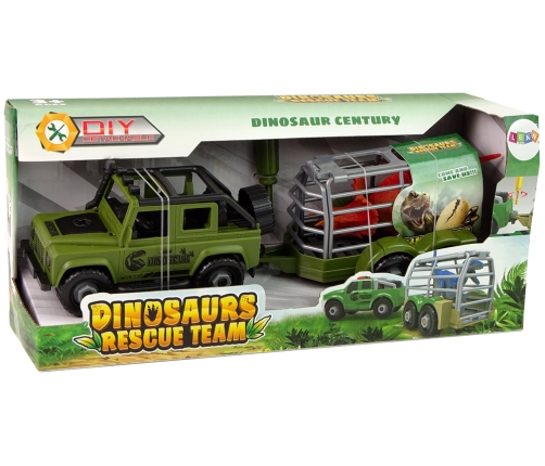 DIY Green Dinosaur Terrain Transporter Car