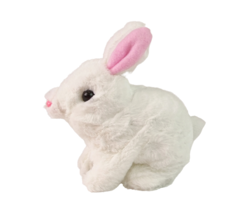 Interactive Bunny Rabbit Mascot White Carrot Bowl