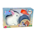 Interactive Bunny Rabbit Mascot White Carrot Bowl