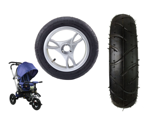 Plastic wheel with rubber tire (inflatable) PRO 700 front