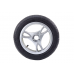 Plastic wheel with rubber tire (inflatable) PRO 700 front