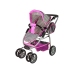 Baby Doll Stroller 2-in-1 Carrycot Bag Pink Stars