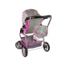 Baby Doll Stroller 2-in-1 Carrycot Bag Pink Stars