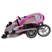 Baby Doll Stroller 2-in-1 Carrycot Bag Pink Stars