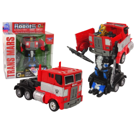 Robot 2in1 Truck Transformers Warrior Optimus Prime Red HXSY18