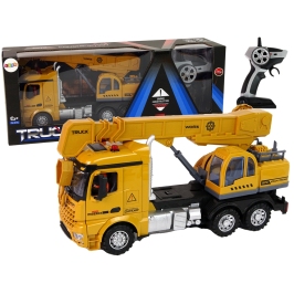 Remote Controlled Crane Truck Pilot 2.4G Sound Lights