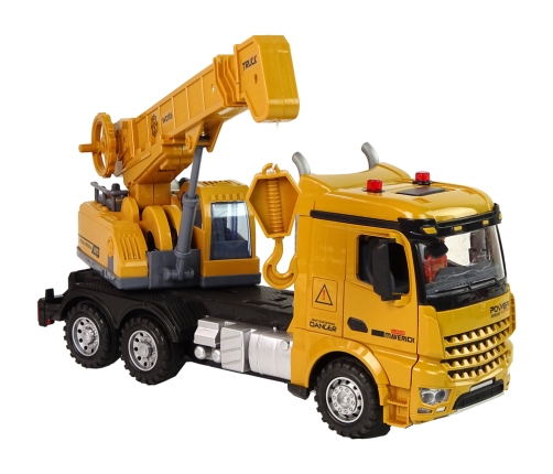 Remote Controlled Crane Truck Pilot 2.4G Sound Lights