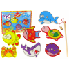 Wooden Fishing Set Colorful Magnet