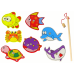 Wooden Fishing Set Colorful Magnet