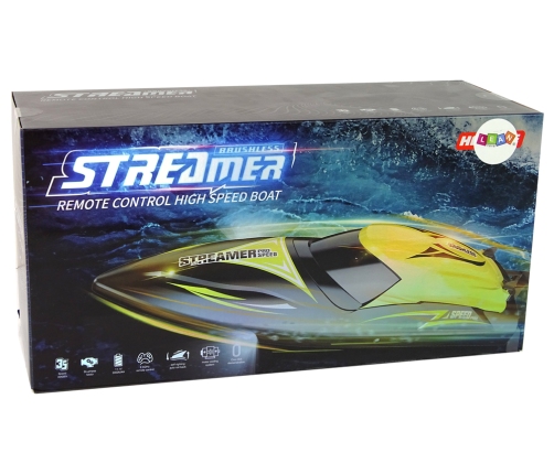 Motorboat R/C 2.4G Yellow 35 KM/H