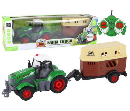 RC Tractor Remote Controlled Tractor Agricultural Machine Trailer Remote Control 1:24