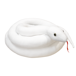 Plush White Snake Mascot 300 cm