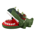 Arcade Game Biting Dinosaur Triceratops Green Lights Sounds