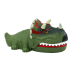 Arcade Game Biting Dinosaur Triceratops Green Lights Sounds