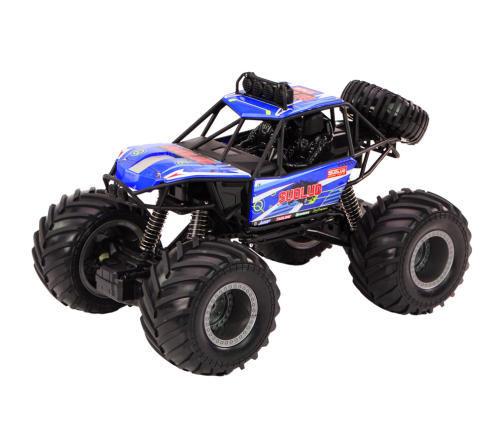 Off-road Remote Controlled RC Car 1:8 Blue Shock Absorbers