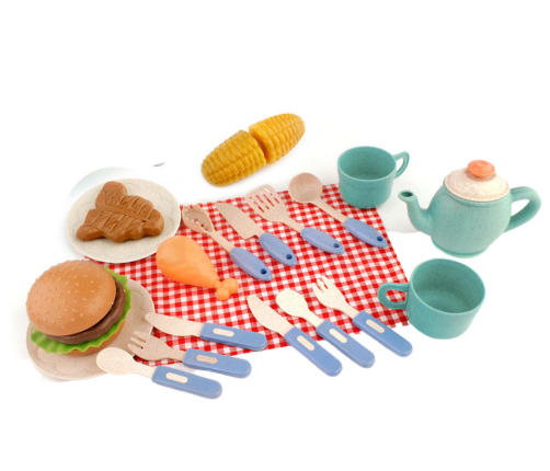 Barbecue Set Grill Food Cutlery Plates Cups