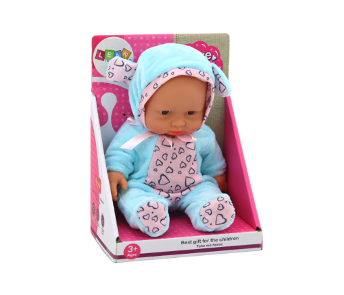 Small Baby Doll, Clothes, Hat, Bow, Ears, Blue