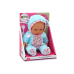 Small Baby Doll, Clothes, Hat, Bow, Ears, Blue