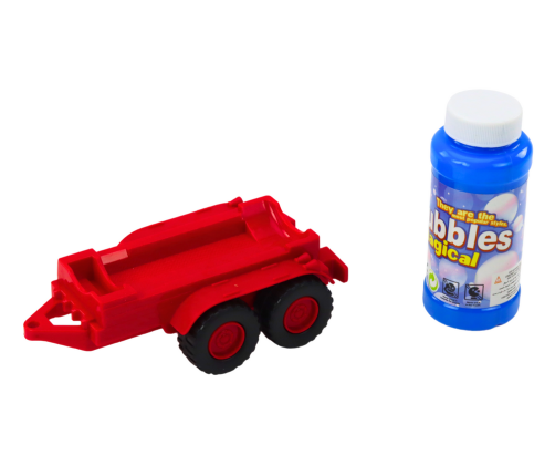 Soap Bubble Tractor Trailer Obstacle Sensor Lights Sounds