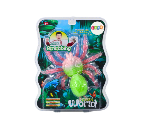 Spider Stretch Figure Toy Stretch Green