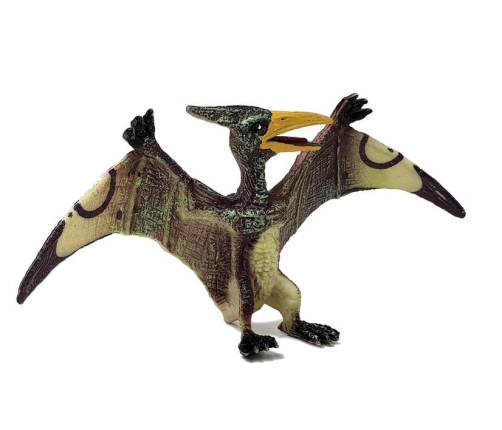 Set of Stegosaurus, Pteranodon Dinosaur Figurines