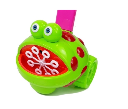 Soap Bubble Machine Frog With Pink Hand Light Music