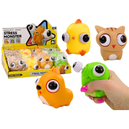 Anti-stress Toy Happy Monster Gniotek Sensory MIX