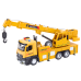 Metal Crane With Hook Lights and Sound Moving Elements Friction Drive