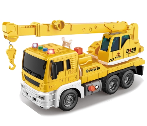 Truck Crane Construction 1:16 Yellow Sound