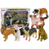 Set of Dog Figurines Dogs of Breeds 6 elements