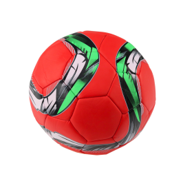 Red Large Football Ball 24 cm Size 5