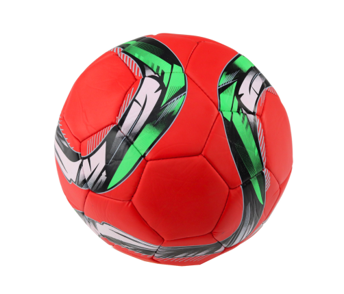 Red Large Football Ball 24 cm Size 5