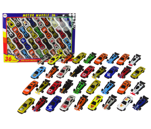 Resorcery Cars Racing Cars Set 36pcs.