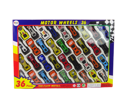 Resorcery Cars Racing Cars Set 36pcs.