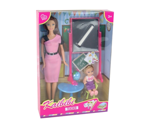 Teacher Doll With Student School Accessories