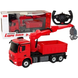 Mercedes Rastar Red Grapple Truck