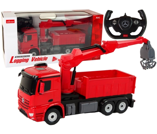 Mercedes Rastar Red Grapple Truck