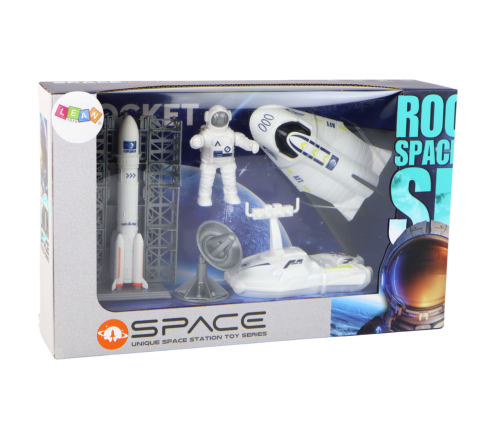 Space Mission Set Space Rocket Astronaut Spaceship 5 pcs